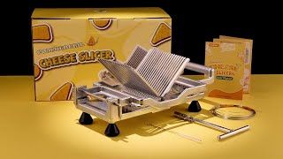 Huanyu commercial cheese slicer with 15inch blades [upl. by Omolhs]