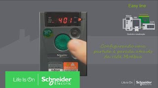 Altivar 310 Configurando uma Partida e Parada Através da Rede Modbus  Schneider Electric Brasil [upl. by Oidiple]