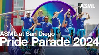 Celebrating diversity at San Diego Pride Parade 2024  ASML US [upl. by Okwu473]