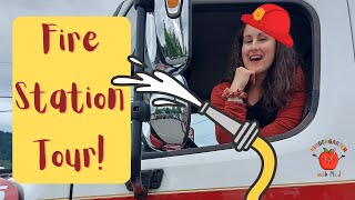 Full Fire Station Tour For Kids  Learn About Fire Safety  Kindergarten Field Trip  Homeschool [upl. by Varick]