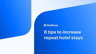 8 tips to increase repeat hotel bookings [upl. by Tailor]