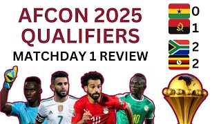 Ghana LOSE AT HOME to Angola 😲  AFCON 2025 Qualifiers Review [upl. by Isman]