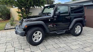 The AndysMobileDetailing does an exterior and interior detail on this 2 door Jeep Wrangler [upl. by Fish]