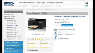 Epson Expression ET2710 Unboxing and First Impressions [upl. by Aprile689]