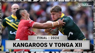 Pacific Championships 2024  Kangaroos v Tonga XIII  Full Match Replay [upl. by Gans639]