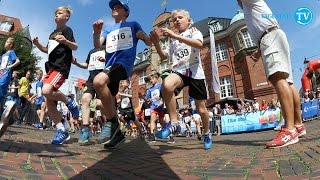 Heftiges Unwetter beim 12 Buxtehuder Altstadtlauf [upl. by Eniksre]