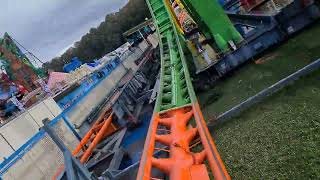 Olympia Looping Barth  InnenfahrtOnride München  Oktoberfest 2024 [upl. by Riamo]