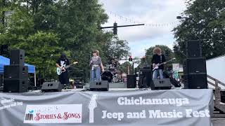 Annetta Band at Jeep amp Music Fest 2024 Playing Purple Haze by Jimi Hendrix [upl. by Talanian]