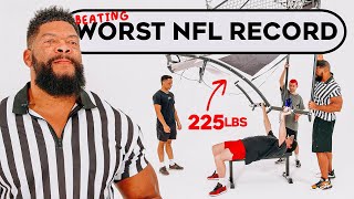 We Tried To Beat The NFLS WORST Combine Record [upl. by Ahsert207]