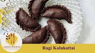 Ragi Kolukattai  Kelvaragu Kolukattai  Finger Millet Sweet  Healthy Sweet  Oil Free Snack [upl. by Danette]