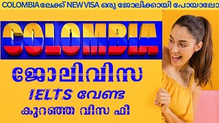 COLOMBIAലേക്ക് workVisaWayfarerinsightsmalayalamdigital nomadsvisaColombia jobvisa jobs viral [upl. by Yrallih878]