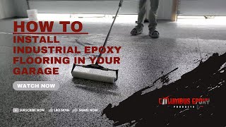 How To Install an Epoxy Garage Floor Coating [upl. by Hulton653]