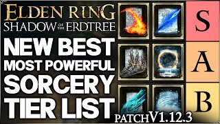 Shadow of the Erdtree  New Best HIGHEST DAMAGE Sorcery in Game Tier List Ranked Guide  Elden Ring [upl. by Tyika770]