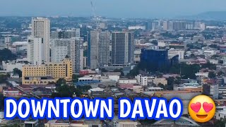 DAVAO CITY DOWNTOWN DRONE SHOT [upl. by Nilram]