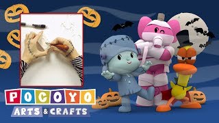 ✂️POCOYÓ ESPAÑOL📏 Arts amp Crafts  Invitación de Halloween  CARICATURAS y DIBUJOS ANIMADOS [upl. by Bum]