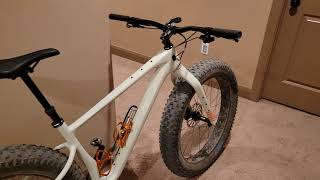 2022 Fezzari Kings Peak Comp Fat Bike  Part 2  First Trail Ride Review [upl. by Selrhc]