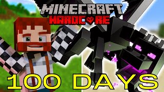 I Survived 100 days in Minecraft HARD MODE  heres what happened [upl. by Asenav381]