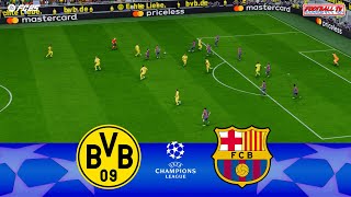 Borussia Dortmund vs Barcelona  UEFA Champions League 2425  Full Match  FC 25 Gameplay PC [upl. by Ordnajela]