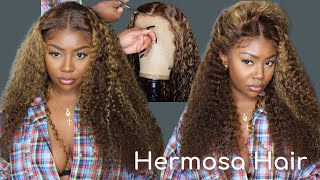 🔥 WE OUTSIDE 🥰 My GOTO Curly 427 Hairstyle  Easy Wig Install Included  ft Hermosa Hair [upl. by Vale222]