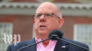 WATCH Maryland Gov Larry Hogan holds briefing on coronavirus [upl. by Bibi]