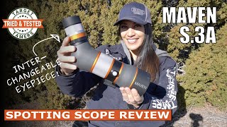 Maven S3A Spotting Scope Review Tested Birding Hunting amp Target Shooting [upl. by Reiche]