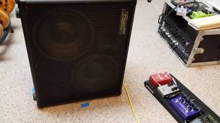 Bergantino NXT Bass Cabinet Comparison NXT212 NXT112 NXT210 ENXT112 HD210 and Fearless F112 [upl. by Esinnej]