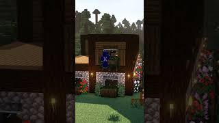 Mienecraft Spruce House 🏠 shorts minecraft [upl. by Oakman532]