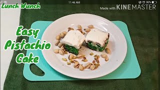 Easy Pistachio Cake Recipe by Lunch Wunch [upl. by Ridglee]