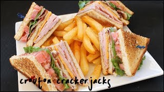 How to Make Club Sandwiches  Club Sandwich Recipe [upl. by Killen]