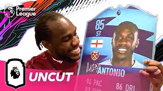 Michail Antonio Predicts His FIFA 21 Rating  Uncut ft West Ham United  AD [upl. by Josefina]