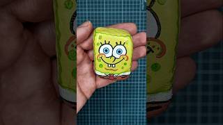 PINTO A BOB ESPONJA 🧽 EN UNA PIEDRA 🪨 [upl. by Ynoffit866]