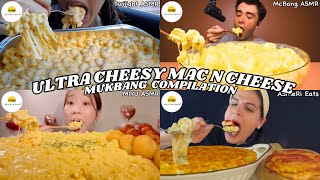 ASMR  ULTRA CHEESY MAC N CHEESE MUKBANG COMPILATION  🇺🇸🇬🇷🇯🇵 CHEESIEST FOOD EATING SHOW [upl. by Llecrad]