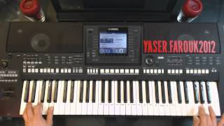 تعليم الاورج  عزف  علوش علي الديك  تعليم الاورج  ياسر درويشة  YAMAHA PSR A3000 [upl. by Reppart619]