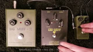 EHX Green vintage russian VS Black russian VS Green Reissue [upl. by Mehalek828]