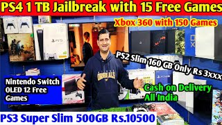 PS4 Jailbreak 15 Free Games I Second hand Playstation Market in India I Cheapest PS4 I PS3 I Xbox [upl. by Mario]