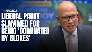 Liberal Party Slammed For Being Dominated By Blokes [upl. by Naget]