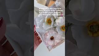 Learn how to make wafer paper flowers floreacakescom [upl. by Bartholomeus]