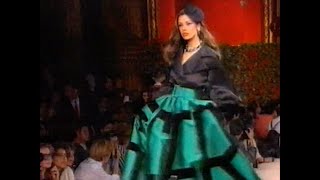 Lapidus Haute Couture Fall 1992 FashionTV [upl. by Esialb]