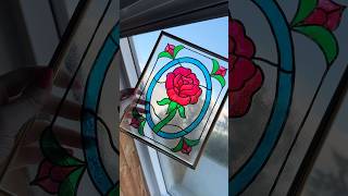 Wir machen heute stained Glas mit einem Kleber ✨ diy recyclen stainedglass diyprojects basteln [upl. by El]