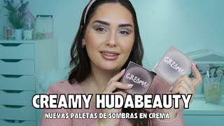 CREAMY HUDA BEAUTY  LAS NUEVAS PALETAS DE LA MARCA [upl. by Arriaet]