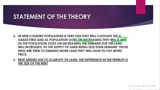 RICARDIAN THEORY OF RENT MICROBUSINESS ECONOMICS [upl. by Kannry]