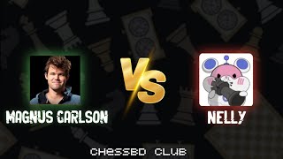 Magnus Carlson vs Nelly chessbd club chess magnuscarlsen [upl. by Nnybor]