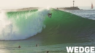 Hurricane delivers Heavy Peaks and Barrels at WEDGE [upl. by Ephram391]