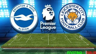 FT Brighton amp Hove Albion 1 vs 1 Leicester City [upl. by Itnavart974]