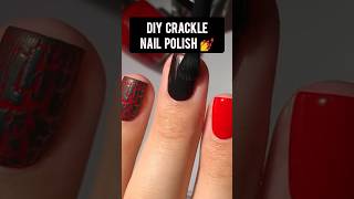 🤔Should be bring DIY Crackle Nail Polish 💅nailsnailartnaildesignyoutubeshortsshortstrending [upl. by Zeculon762]