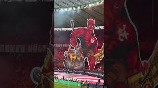 Unfassbare Choreo 🔥 Kaiserslautern  Leverkusen  DFBPokalfinale Berlin 🇩🇪 2024 dfbpokal [upl. by Ssur729]