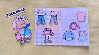 Toca boca paper doll  paper dolls [upl. by Amandi]