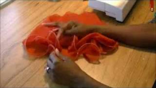 Making A Fishing Line Curly Hem [upl. by Lehpar]