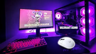 Relaxing POV Valorant Gameplay  Keyboard amp Mouse ASMR 4K [upl. by Jowett]