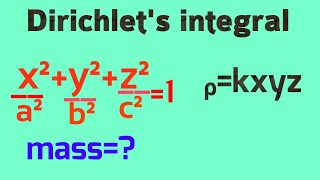 Dirichlet s integral  examples and solution [upl. by Noble315]